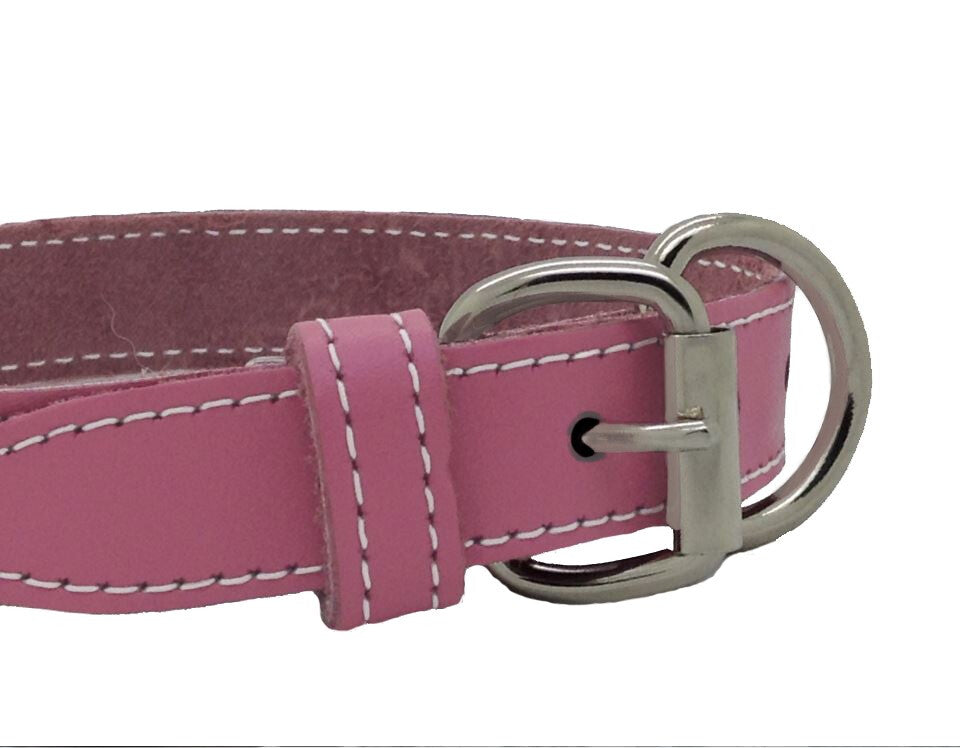  Collier Rose En Cuir Simple Pour Animaux - Arizona