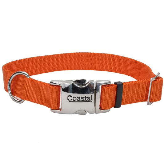 Collier Ajustable Orange Avec Boucle De Métal - Titan