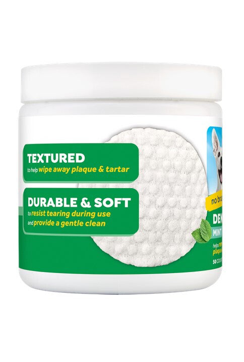  Lingettes Dentaires Pour Chiens Et Chats - Tropiclean
